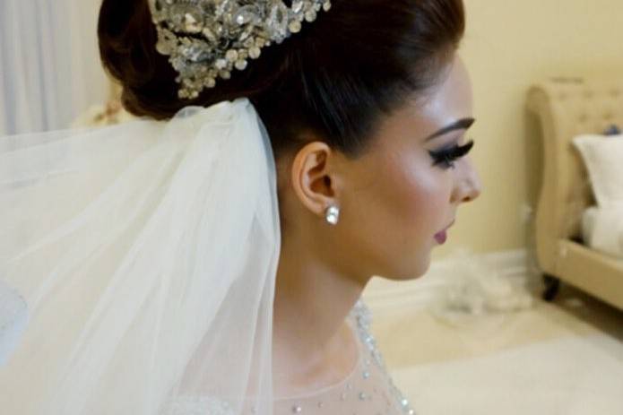 Bride with tiara