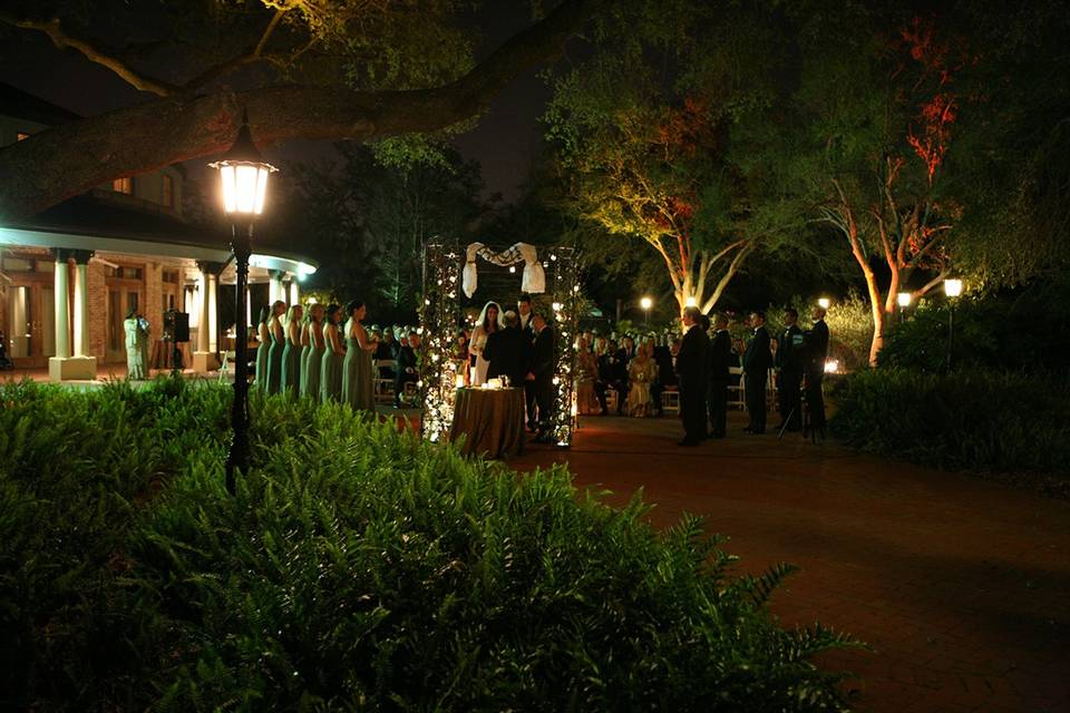 Ceremony in the garden