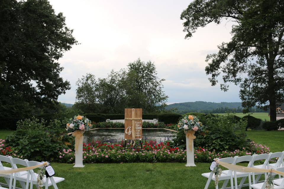 Garden ceremony