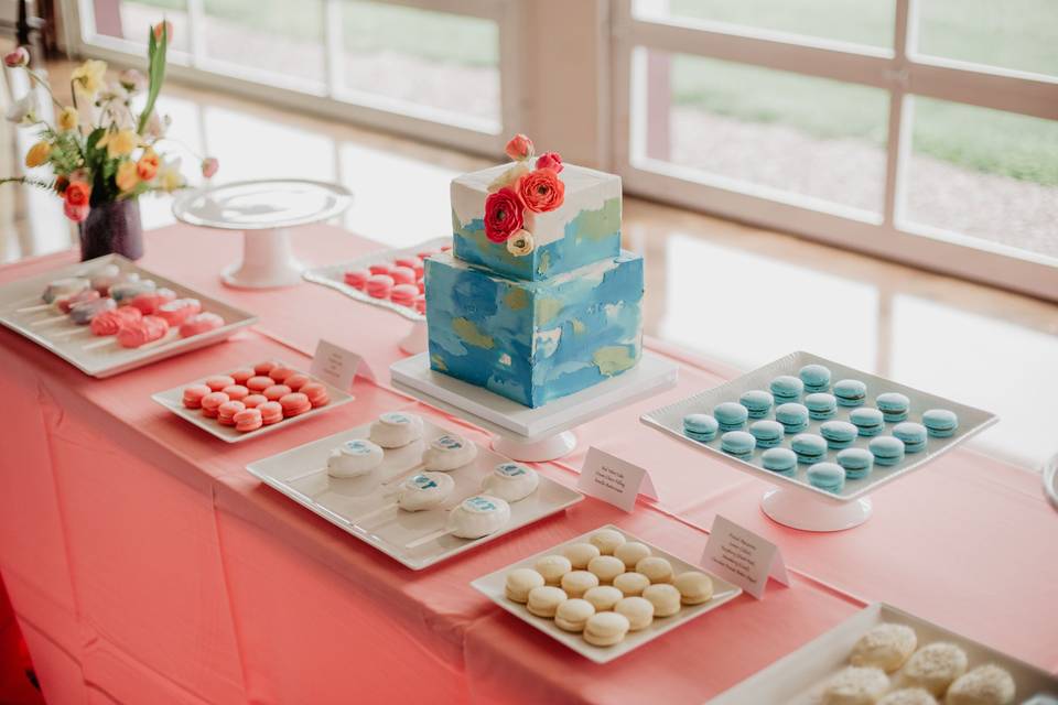 Colorful Dessert Table