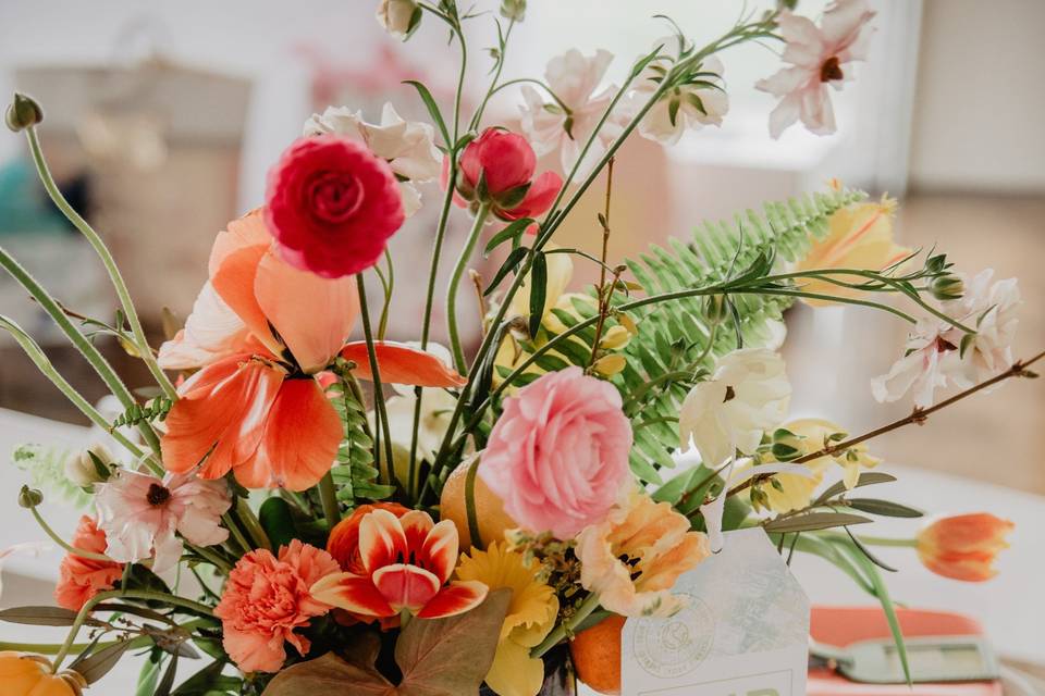 Spring Floral Centerpiece