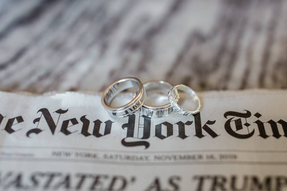 Wedding Rings + New York Times