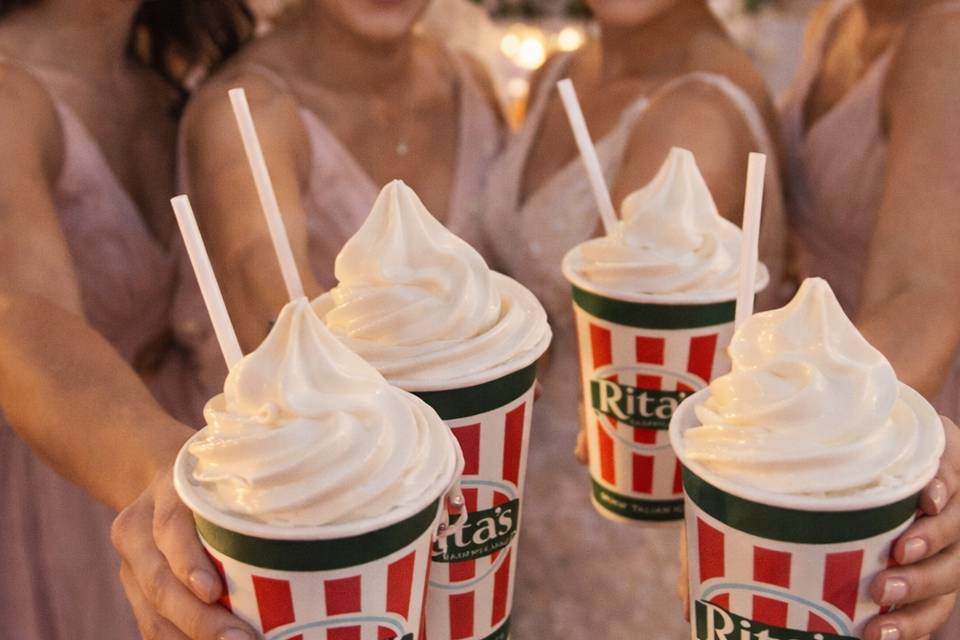Bridesmaids love Rita's