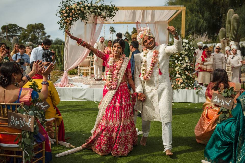 Cholla Lawn Indian Wedding