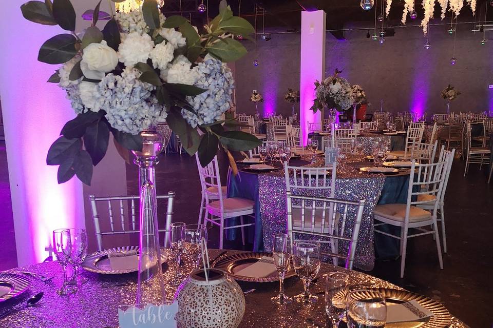 Dazzling table setup