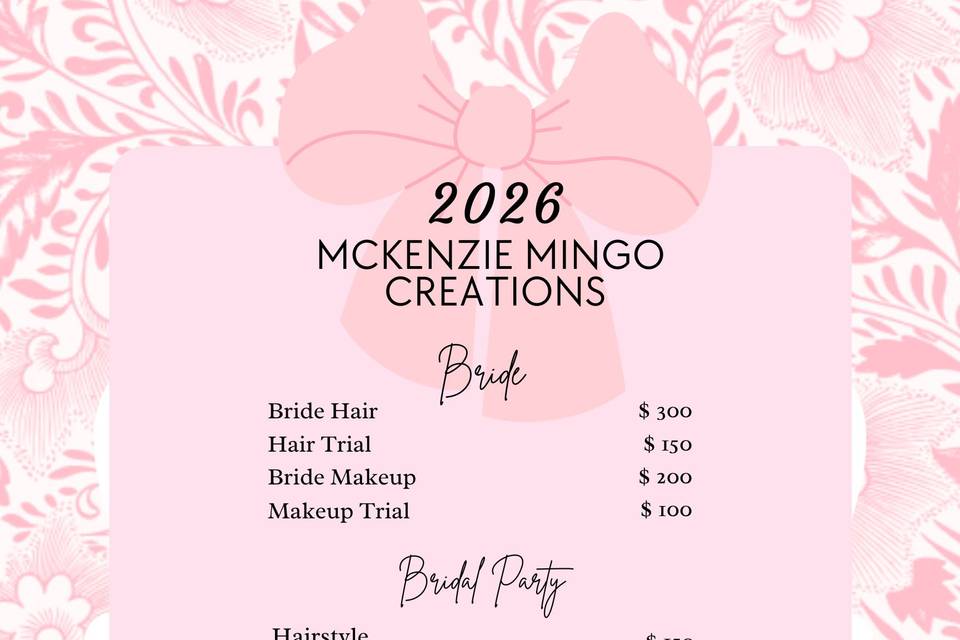 2026 pricing
