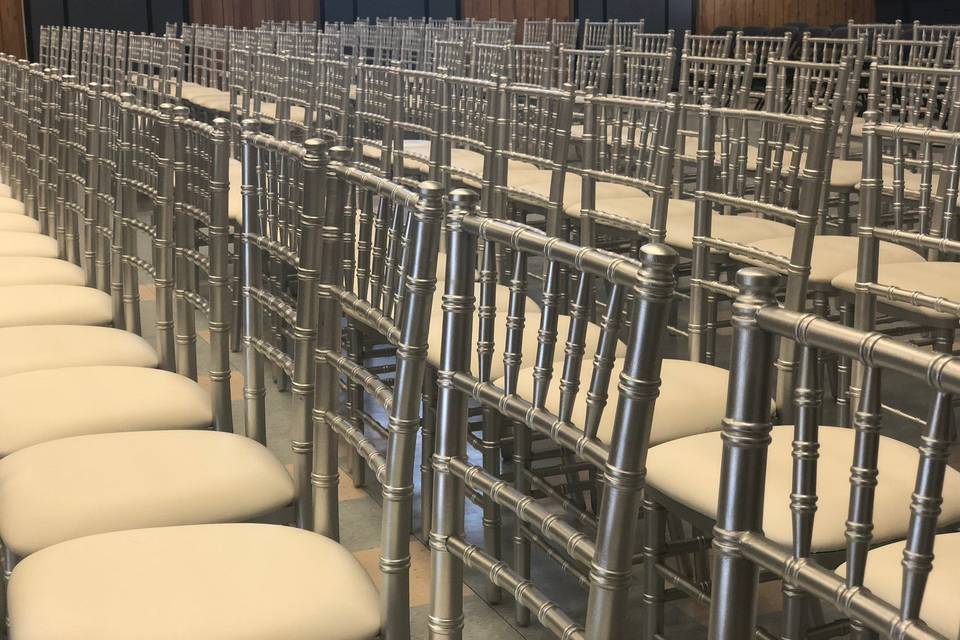 Silver Chiavari Chairs