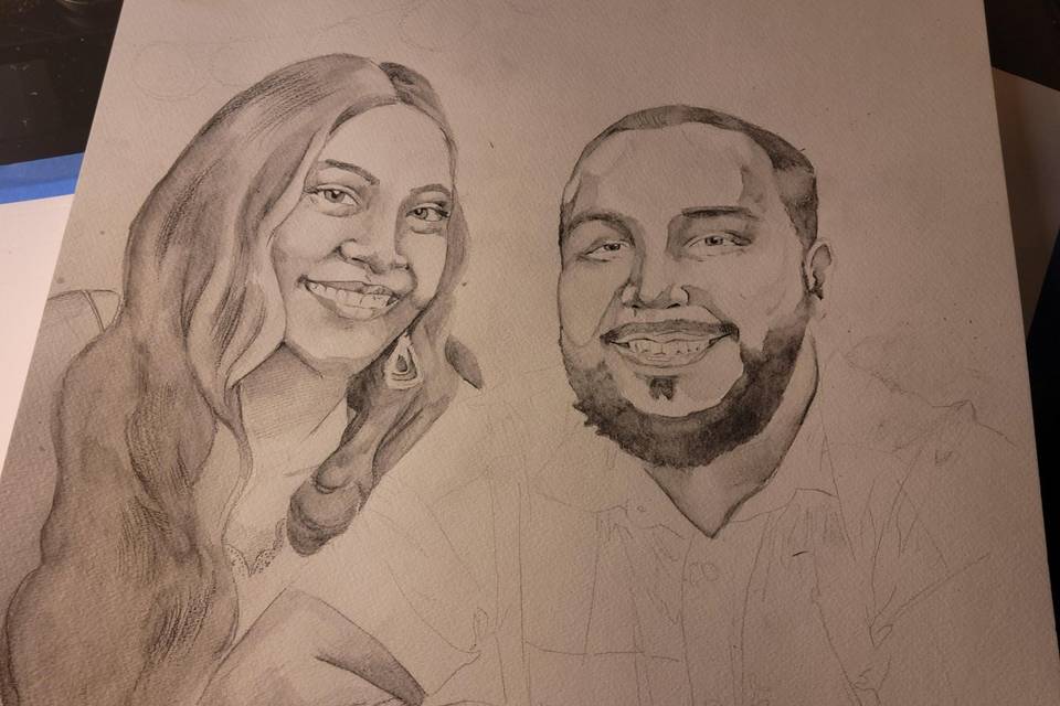 Couples portrait WIP