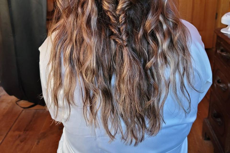 Curls for wedding