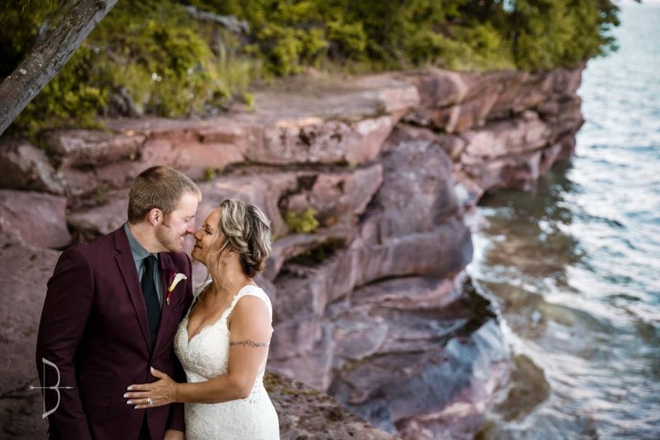 Sea backdrop