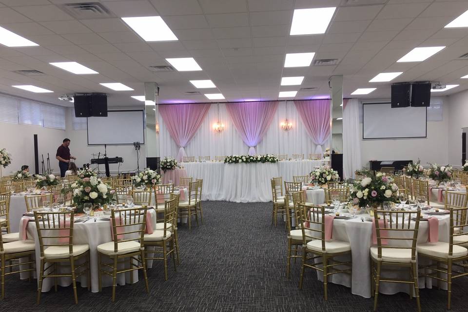 Backdrops, Flowers, Linens