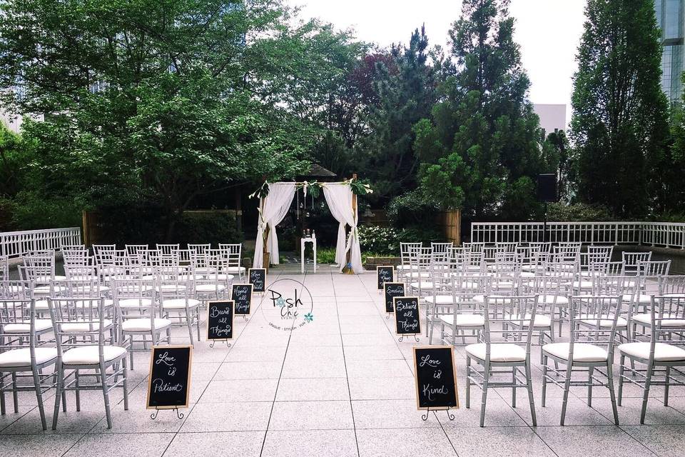 Ceremony area