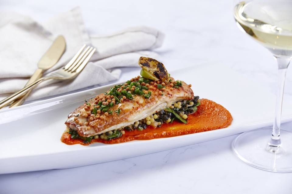 Moroccan Spiced Branzino