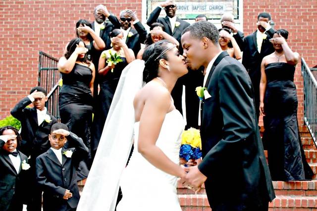 Couple kissing