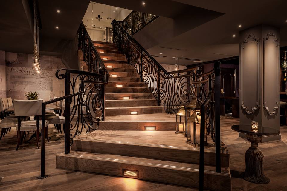Staircase from Sophia's Lounge