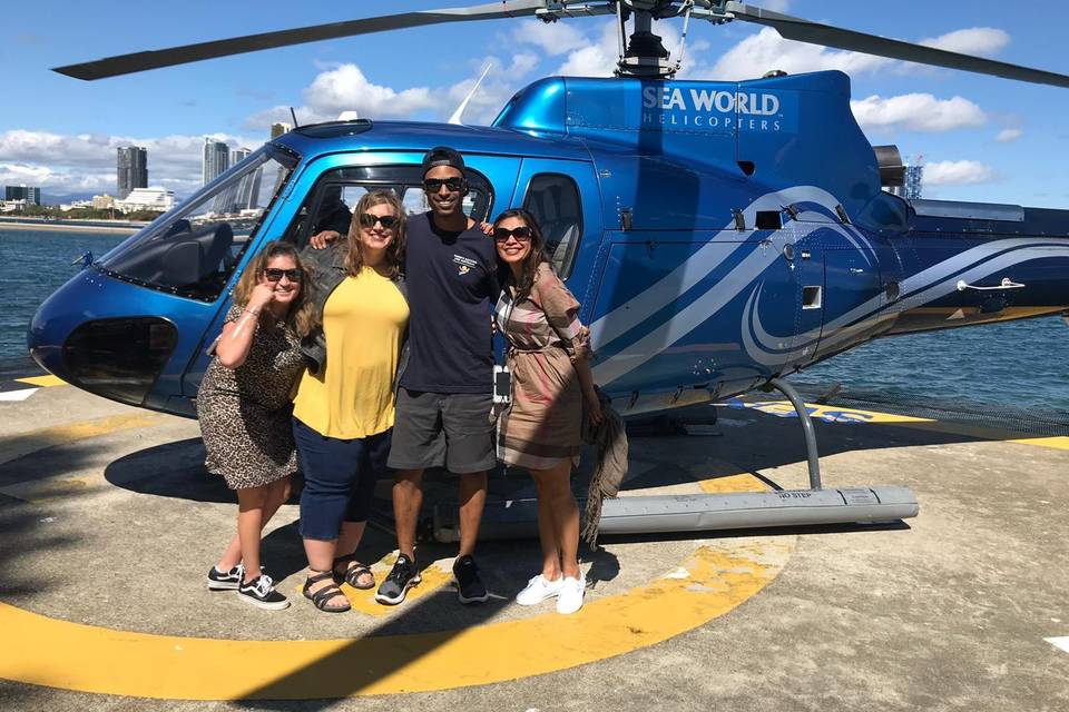 Helicopter tour in Gold Coast,