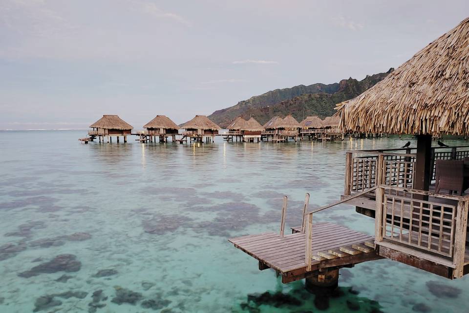 Overwater bungalows