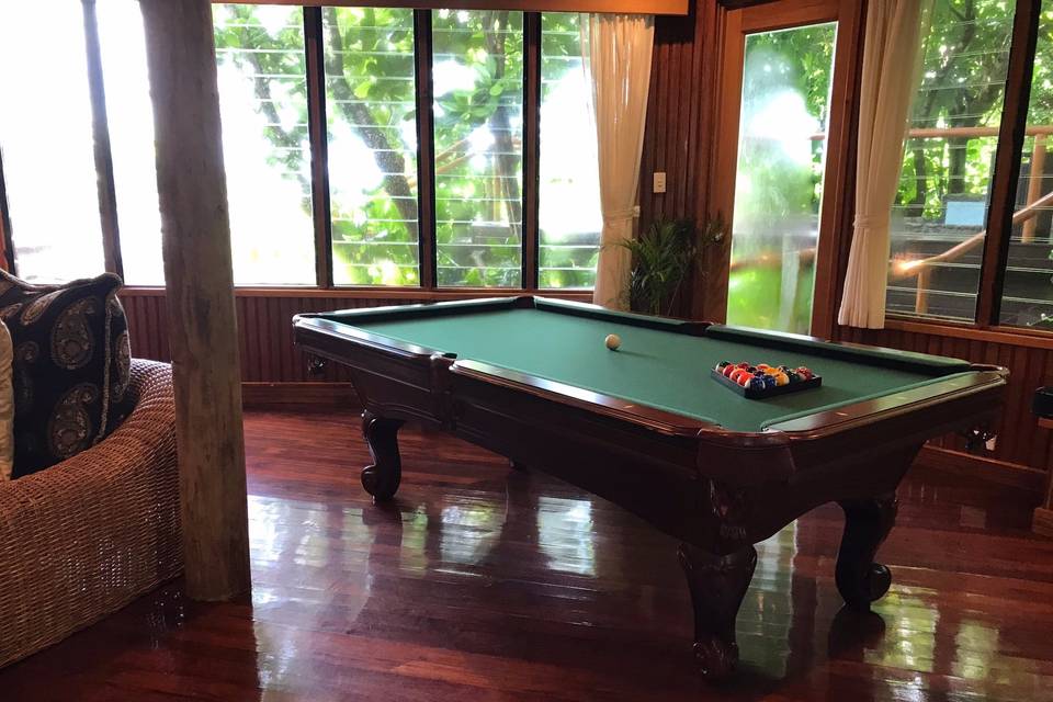 Pool table- my room at Namale