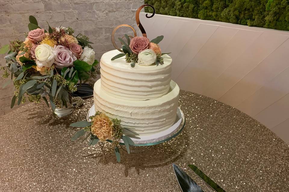 Two tier cake