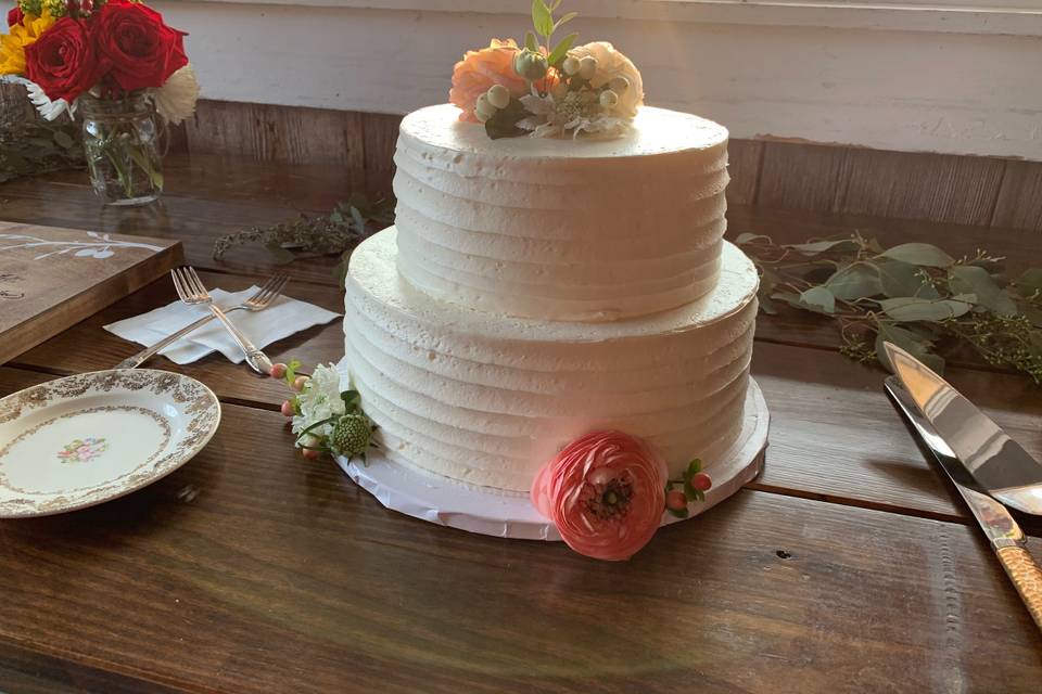 Two tier cake