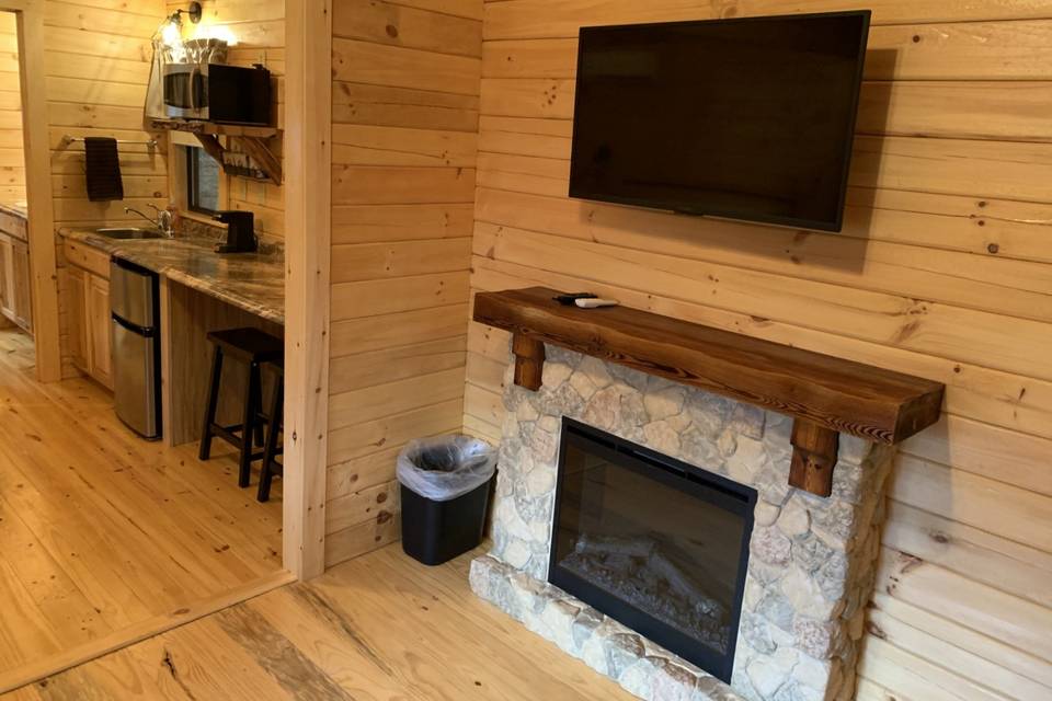Inside of cabins
