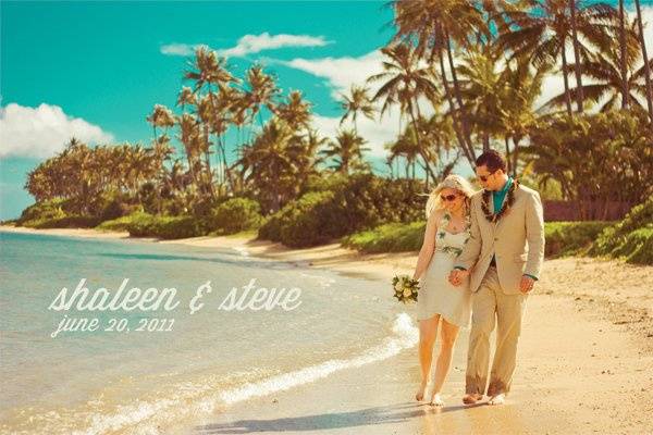 Shaleen and Steve Vintage Hawaiian Wedding.