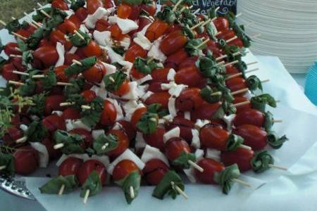 Caprese Skewer Appetizers by Carte Blanche Caterers