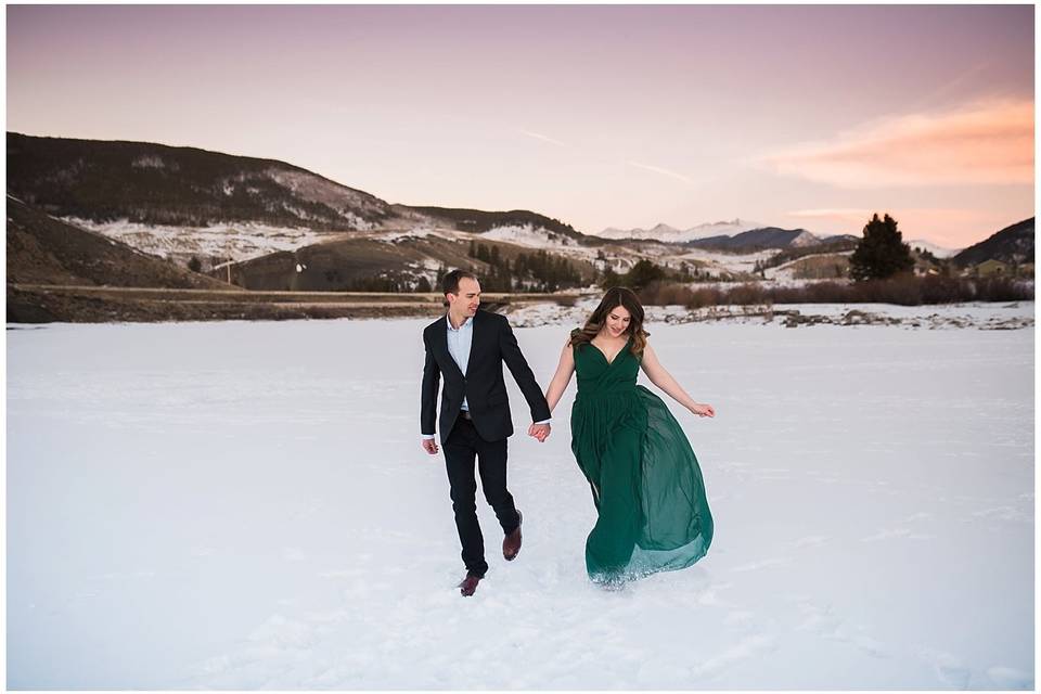 Frozen Lake Engagement