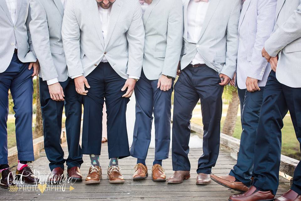 Groom and groomsmen