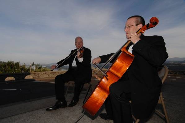 Cello and violin