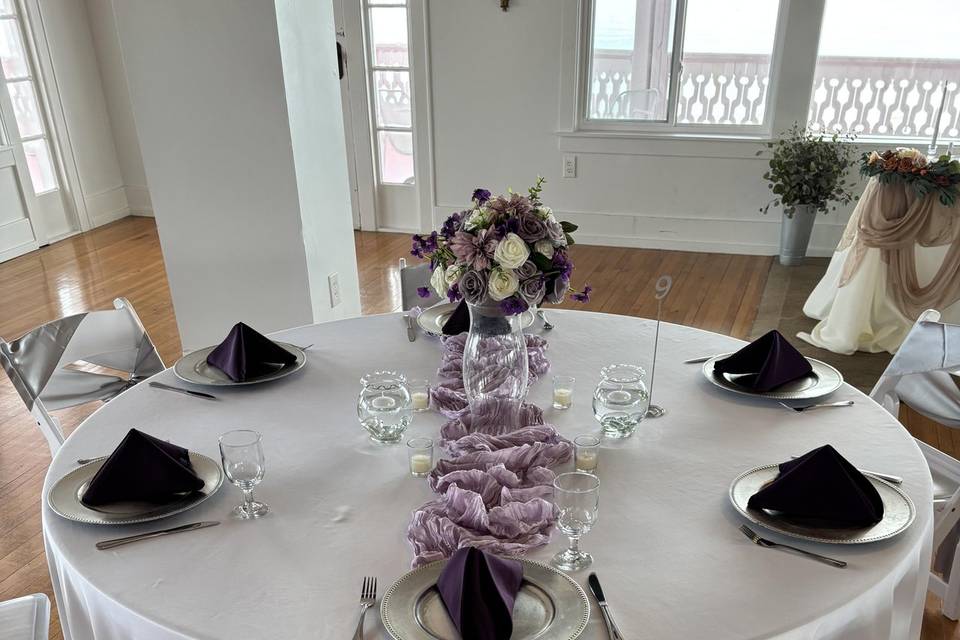 Bridal Show Table Scape