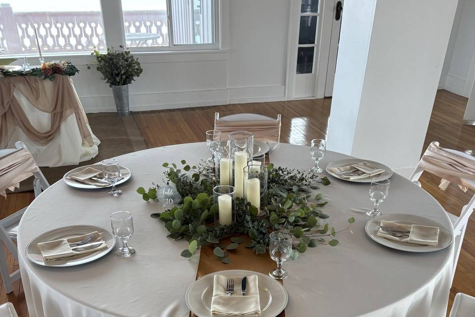 Bridal Show Table Scape