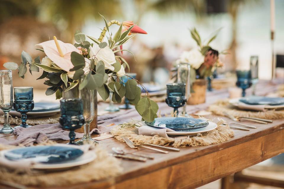 Tulum Beach Wedding Flowers