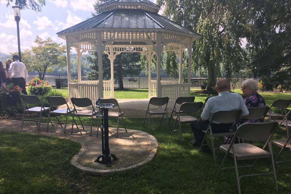 Wedding ceremony area