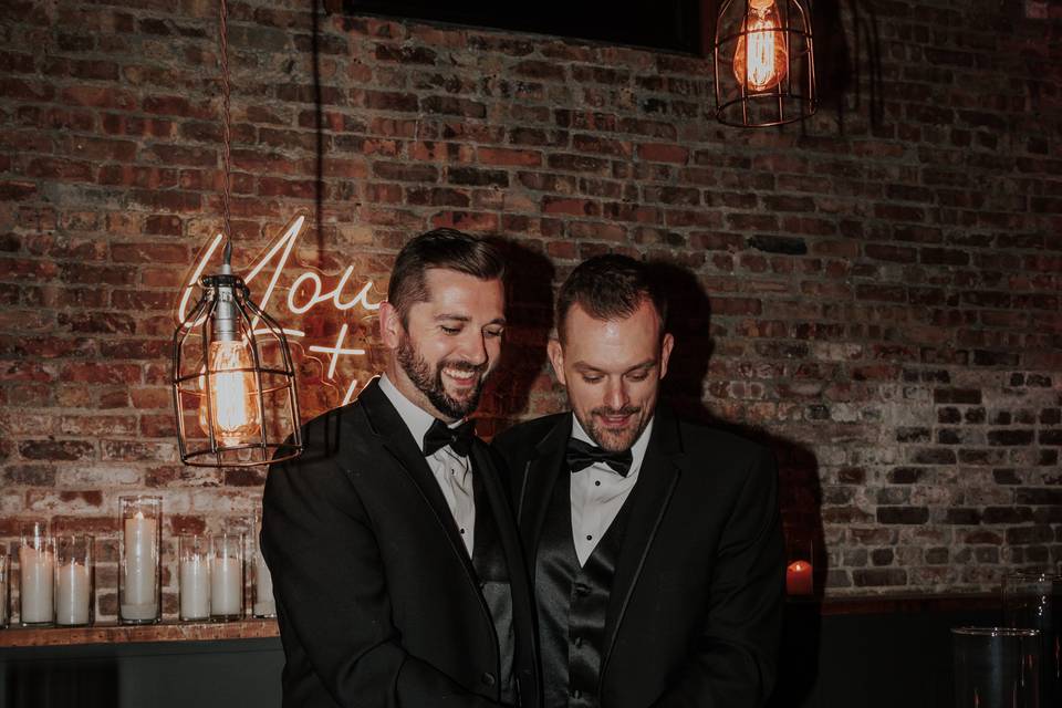 Grooms' Moment in Main Hall