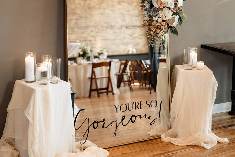 Wedding Photo Mirror