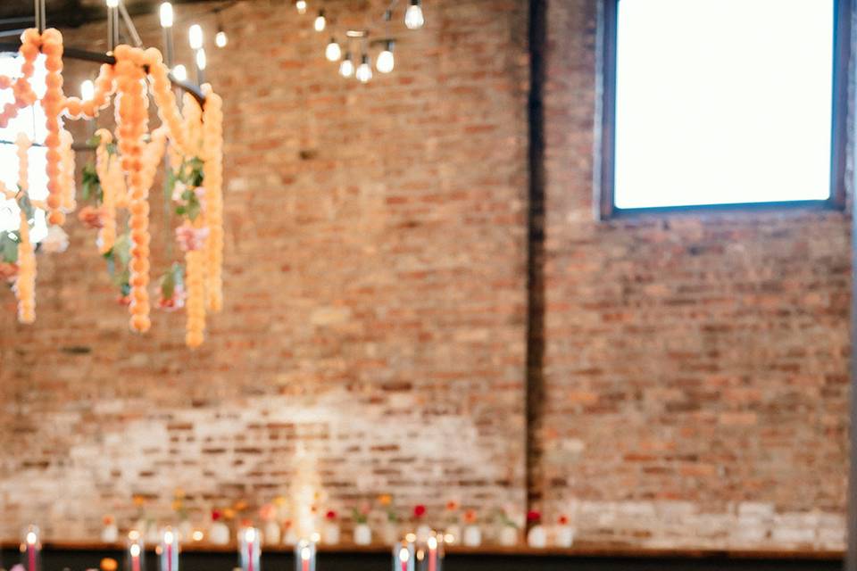 Vibrant Reception Setup