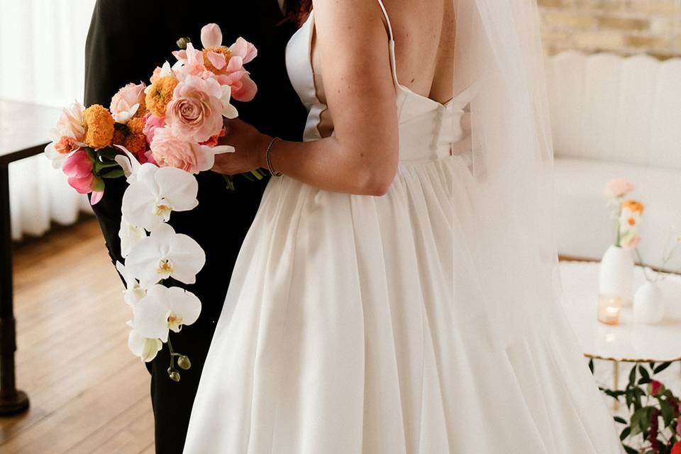 Indoor Wedding Photo