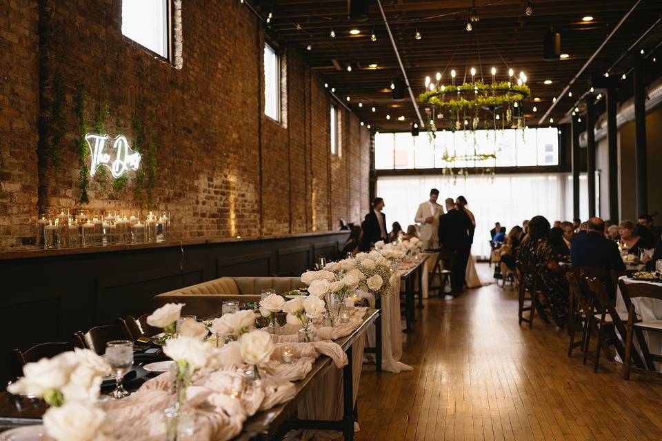 Indoor Reception Long Table