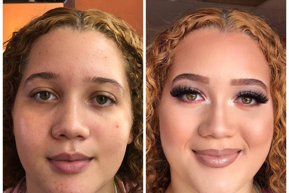 Glam bridal