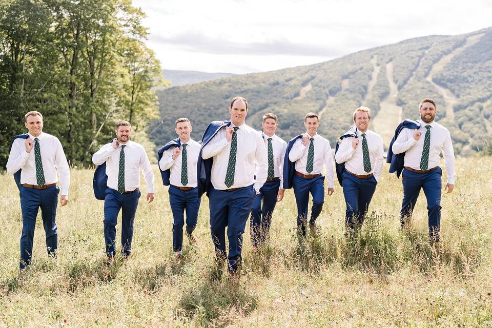 Groomsmen ties