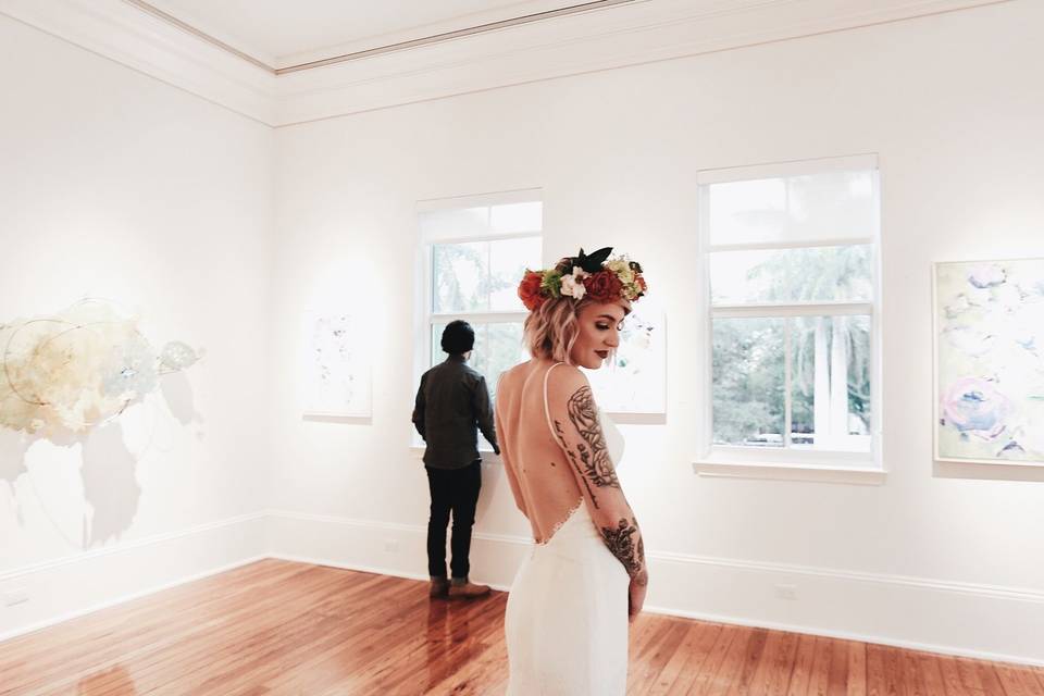 Bridal Portraits in the Cornell Art Museum