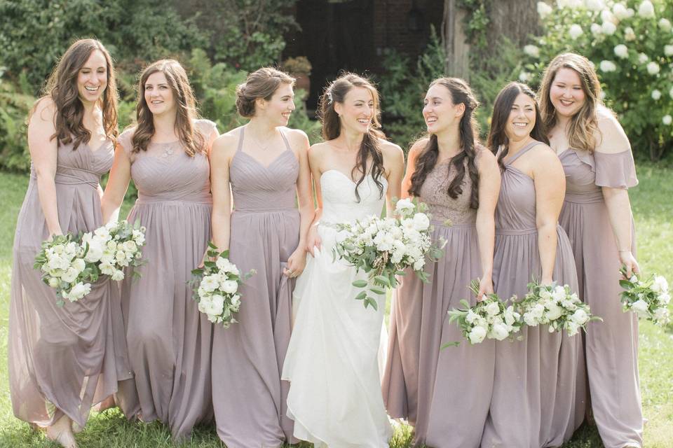 Lilac Bridesmaids