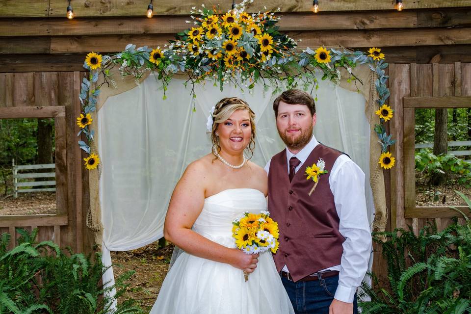 Lovely sunflower wedding