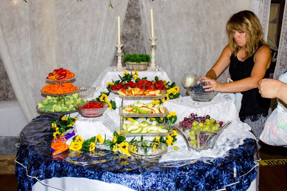 Fancy fruit display