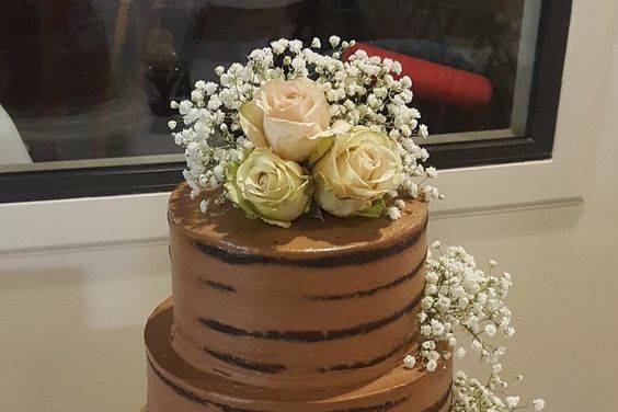 Chocolate Wedding Cake, Naked