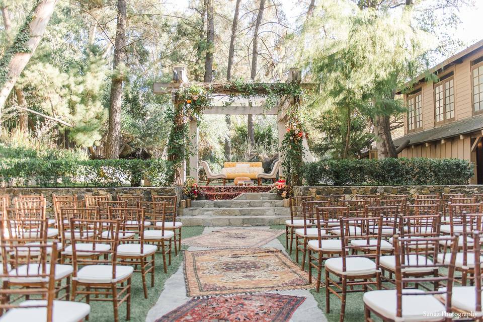 Rustic reception