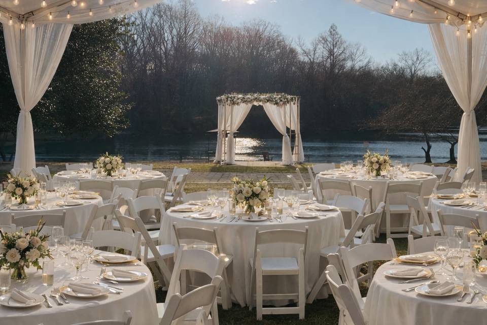 Outdoor Tented Reception