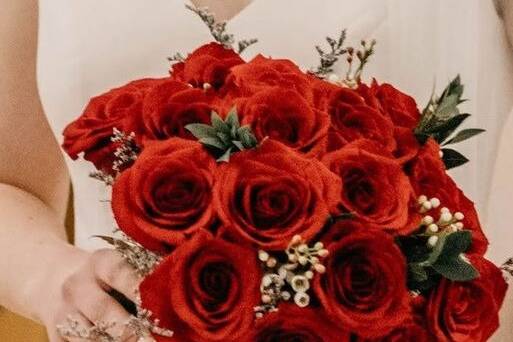 Red rose bouquet