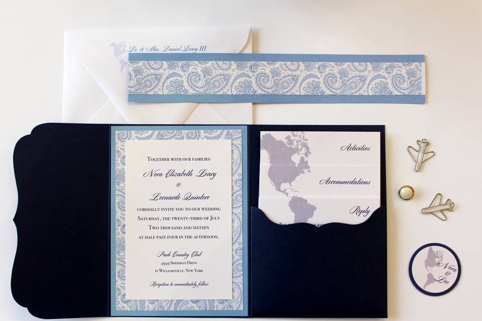 Invitation spread